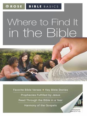 cover image of Where to Find it in the Bible